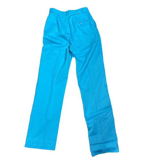 Vintage 60s/70s Robins Egg Blue Wrangler Pants 9 - Picture 3 of 7